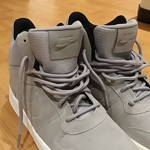 Nike Court Borough Mid Premium Grey Casual Men's